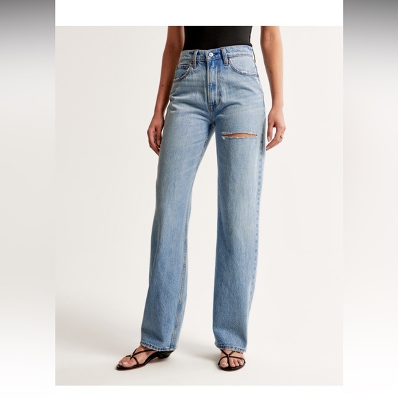 Abercrombie Loose Fit High rise curve love 29 - Picture 1 of 4